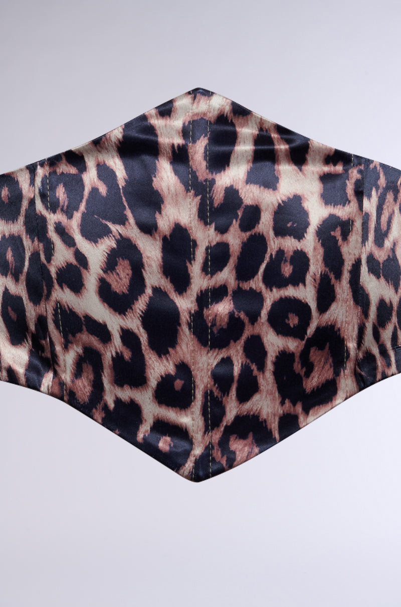 IN THE WILD SATIN CHEETAH BELT