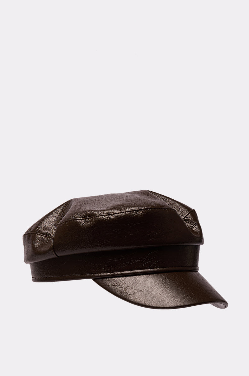 LIKE BUTTER PU BRIM HAT