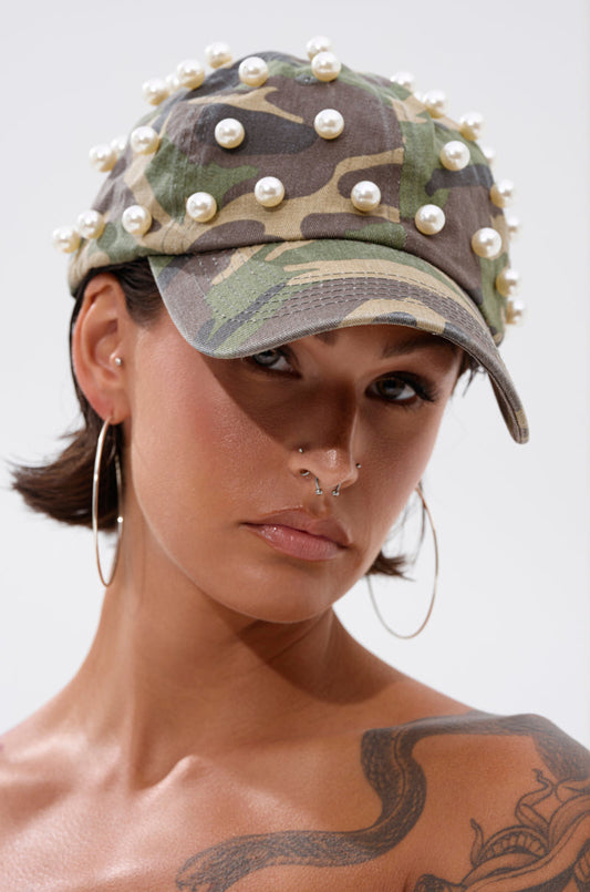 PEARL PLEASE CAMO HAT
