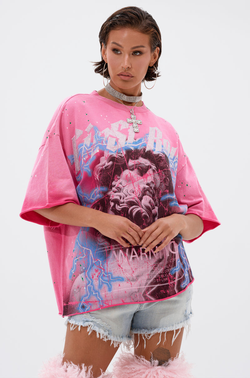 FADE INTO BLACK OVERSIZED TEE