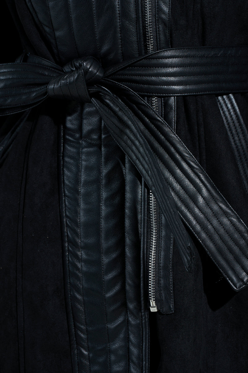 GOODIE MIXED MEDIA COAT