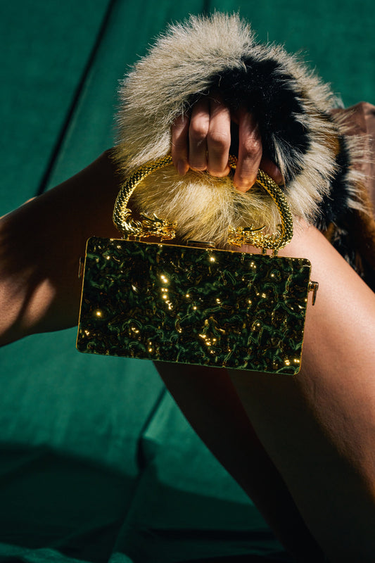MY KINGDOM CHROME PURSE