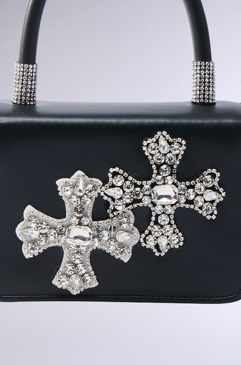 EVERYTHING CHROME PATCH PURSE