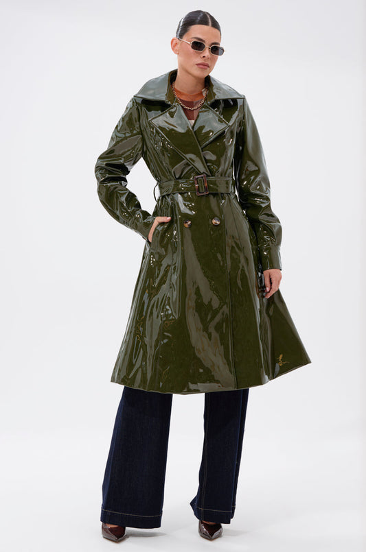 MITICA PATENT TRENCH IN OLIVE
