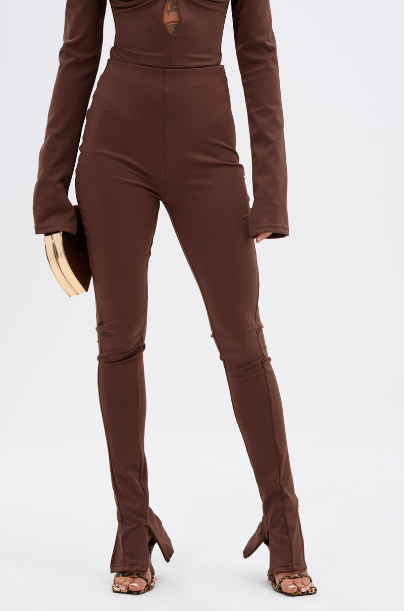 LUX LIFE SEAMLESS LEGGING IN BURGUNDY