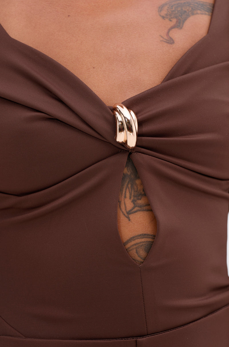 LUXE LIFE SEAMLESS BODYSUIT IN BURGUNDY