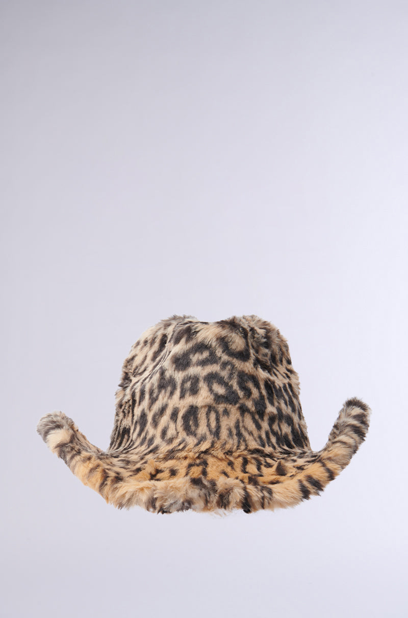 CHECK ME OUT FAUX FUR COWBOY HAT