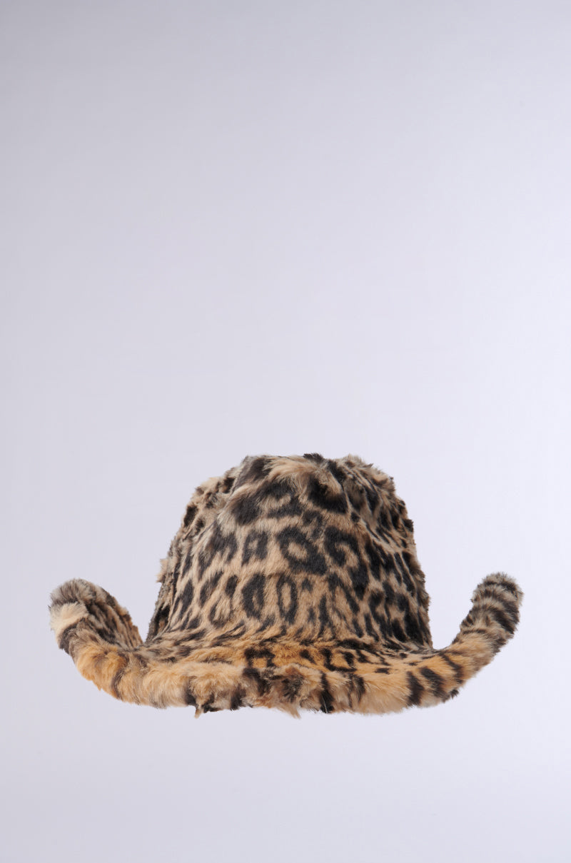 CHECK ME OUT FAUX FUR COWBOY HAT